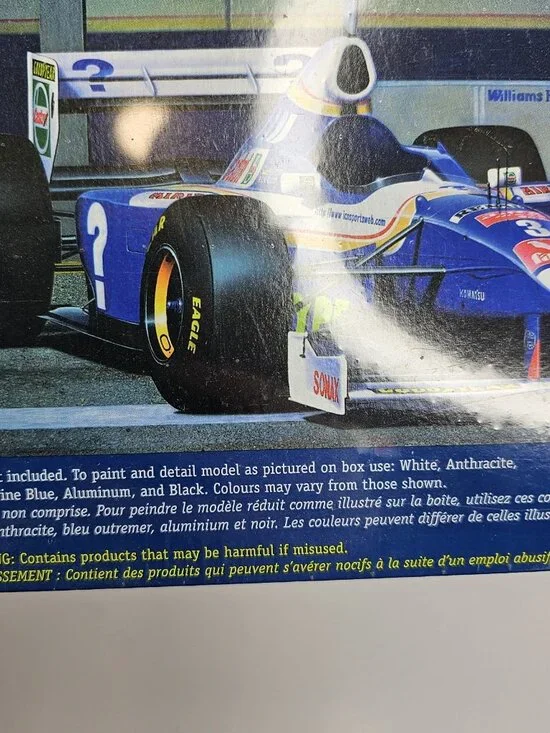 SEALED Revell Monogram Jacques Villeneuve Williams Renault FW19 1/24 Model Kit - Picture 5 of 13